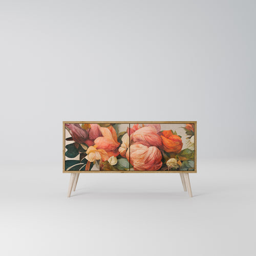 STYLISH BEAUTY Mueble de TV Compacto de 2 puertas