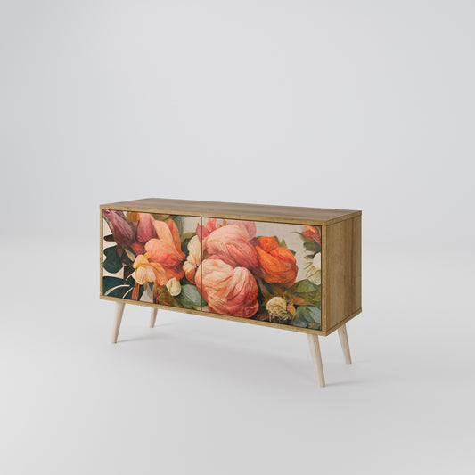 STYLISH BEAUTY Mueble de TV Compacto de 2 puertas