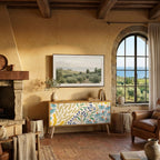 HELLO SPRING Mueble de TV Compacto de 2 puertas