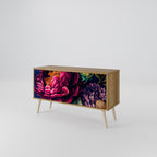 BLOOMING ELEGANCE Mueble de TV Compacto de 2 puertas