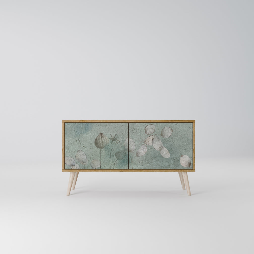 NIGHT LADY Mueble de TV Compacto de 2 puertas