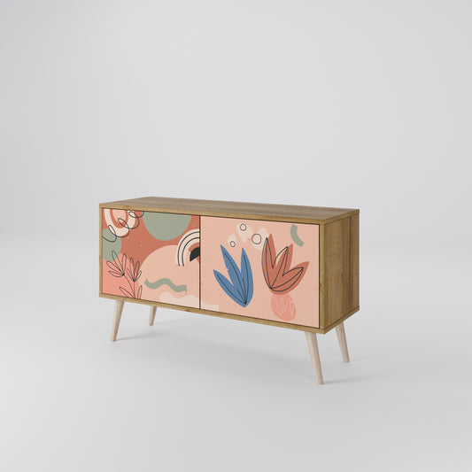 PASTEL DESTINY Mueble de TV Compacto de 2 puertas
