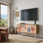 PASTEL DESTINY Mueble de TV Compacto de 2 puertas