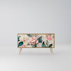 FLORAL GRACE Mueble de TV Compacto de 2 puertas