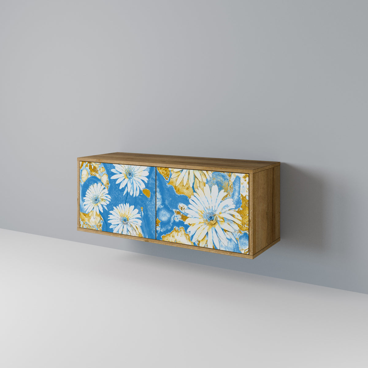 DAISY LUXE Mueble de TV Compacto de 2 puertas