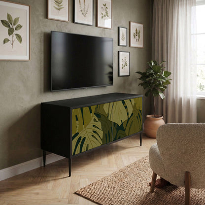 TROPICAL BEAUTY Mueble de TV Compacto de 2 puertas