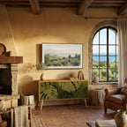 TROPICAL BEAUTY Mueble de TV Compacto de 2 puertas