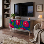 SPRING THOUGHTS Mueble de TV Compacto de 2 puertas