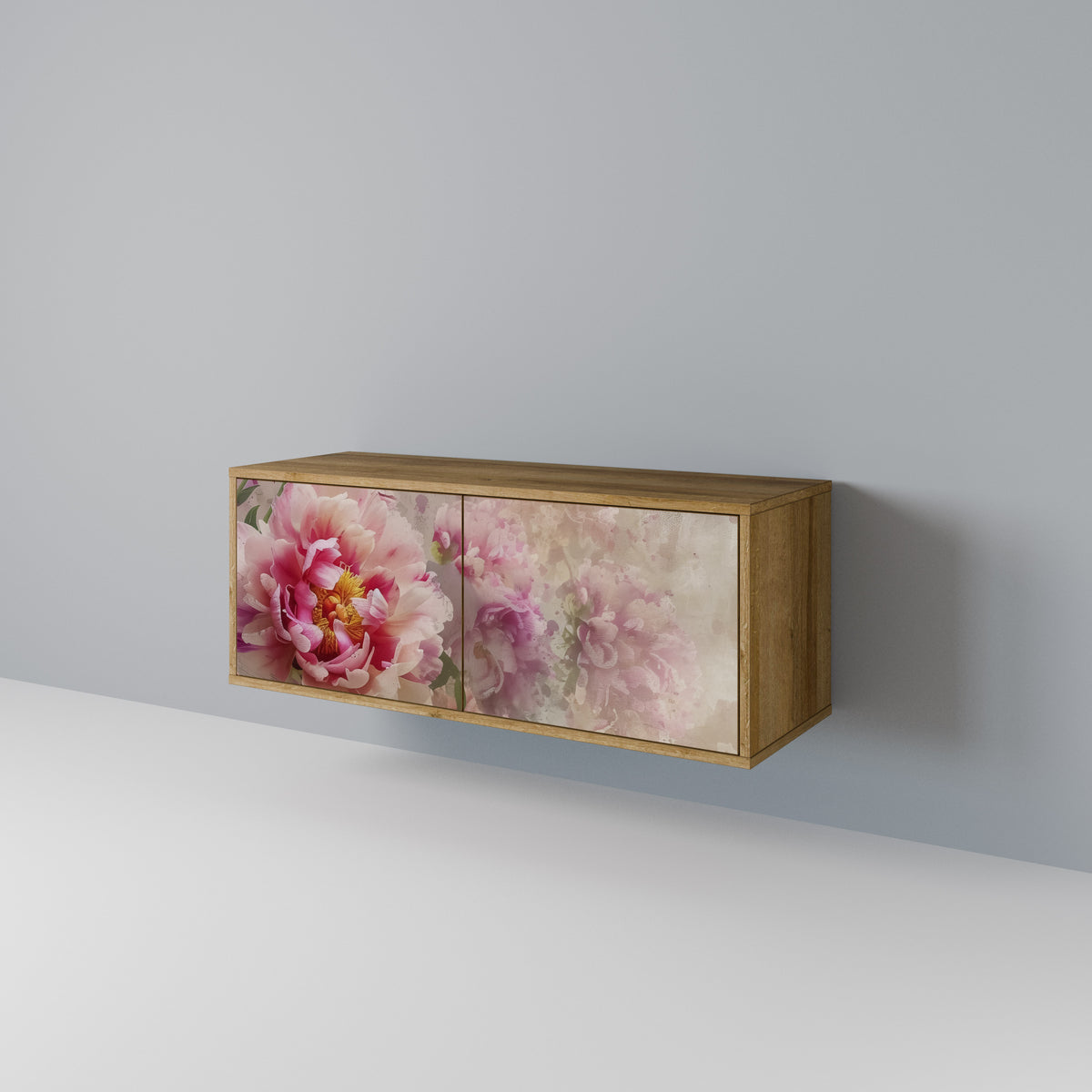 PEONY WHISPER Mueble de TV Compacto de 2 puertas