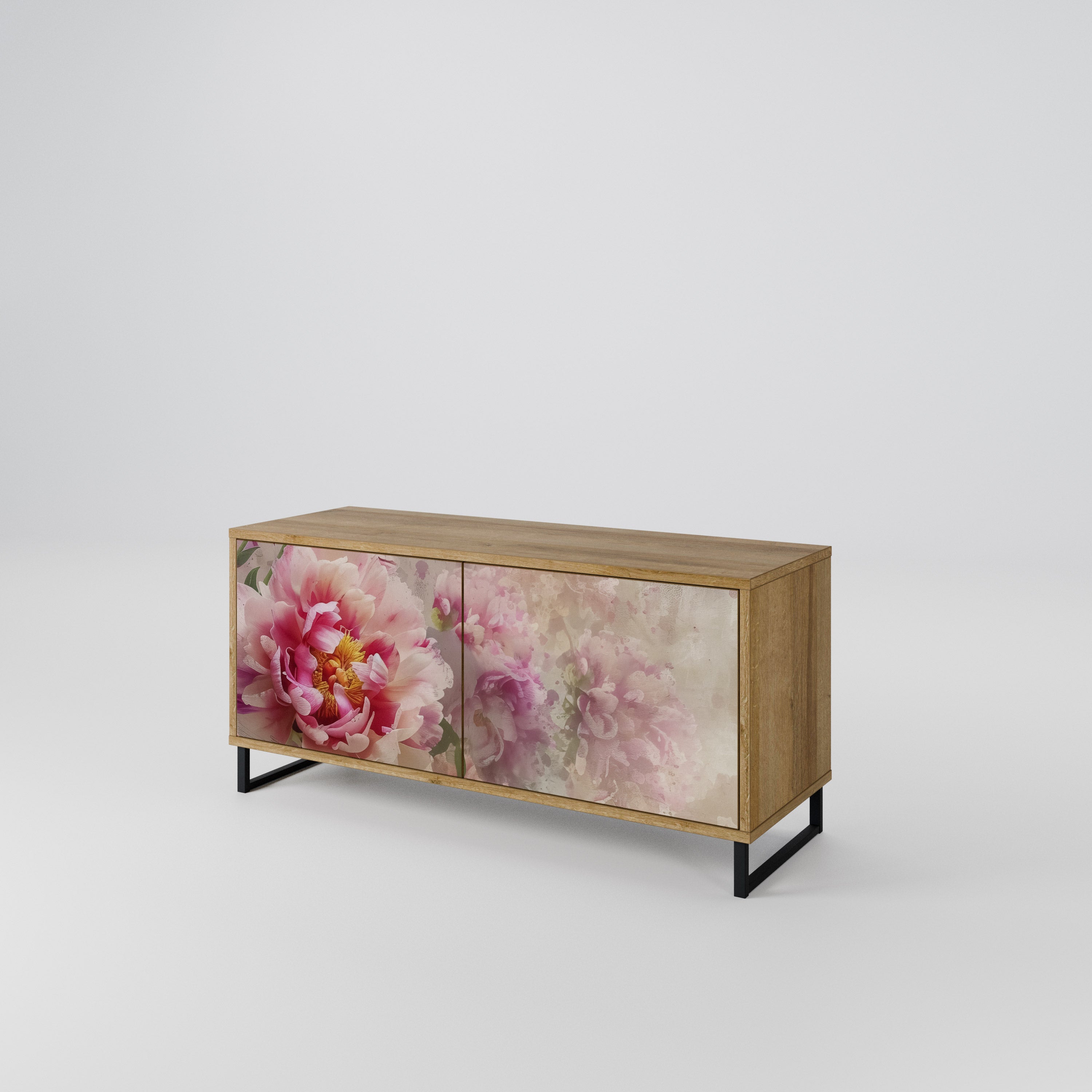 PEONY WHISPER Mueble de TV Compacto de 2 puertas