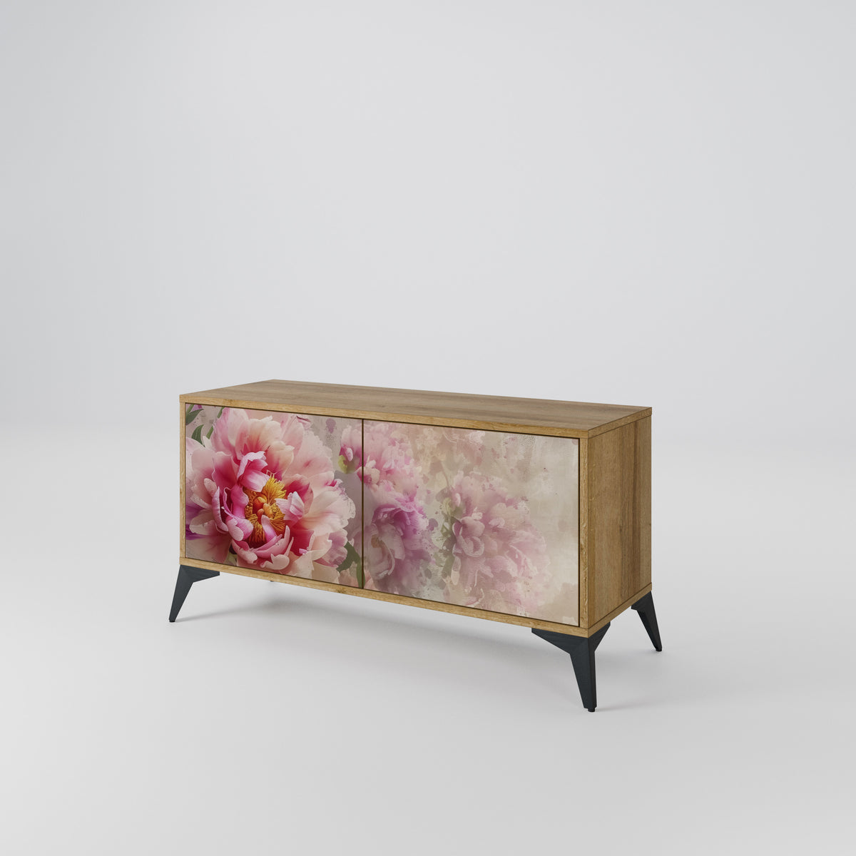 PEONY WHISPER Mueble de TV Compacto de 2 puertas