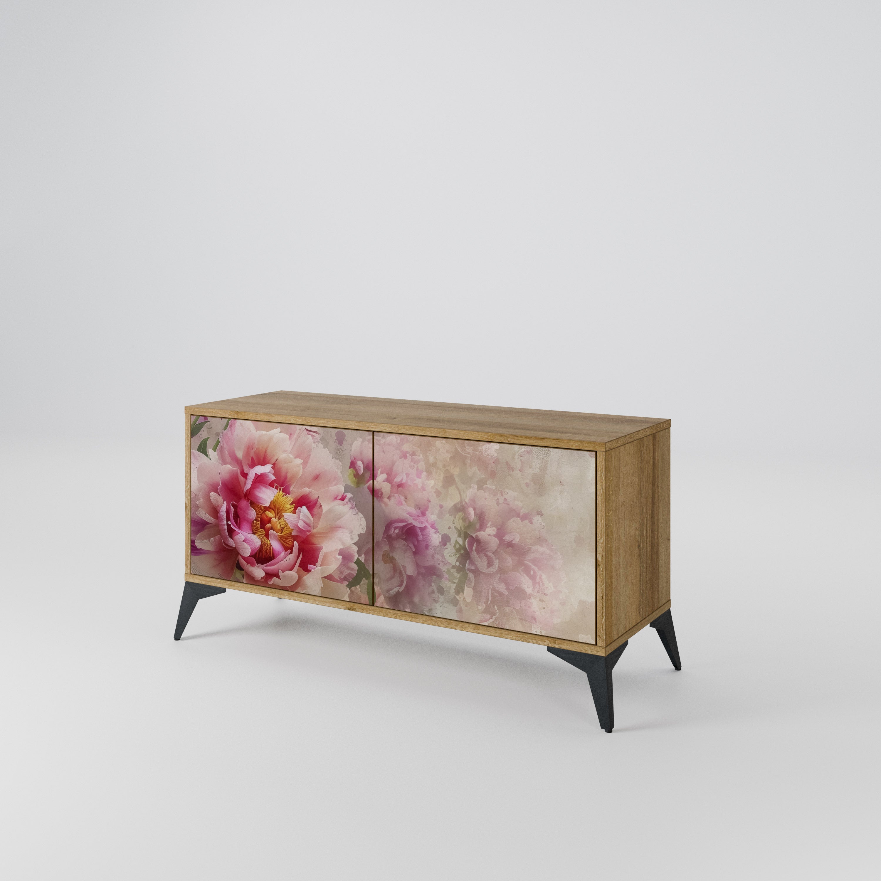 PEONY WHISPER Mueble de TV Compacto de 2 puertas