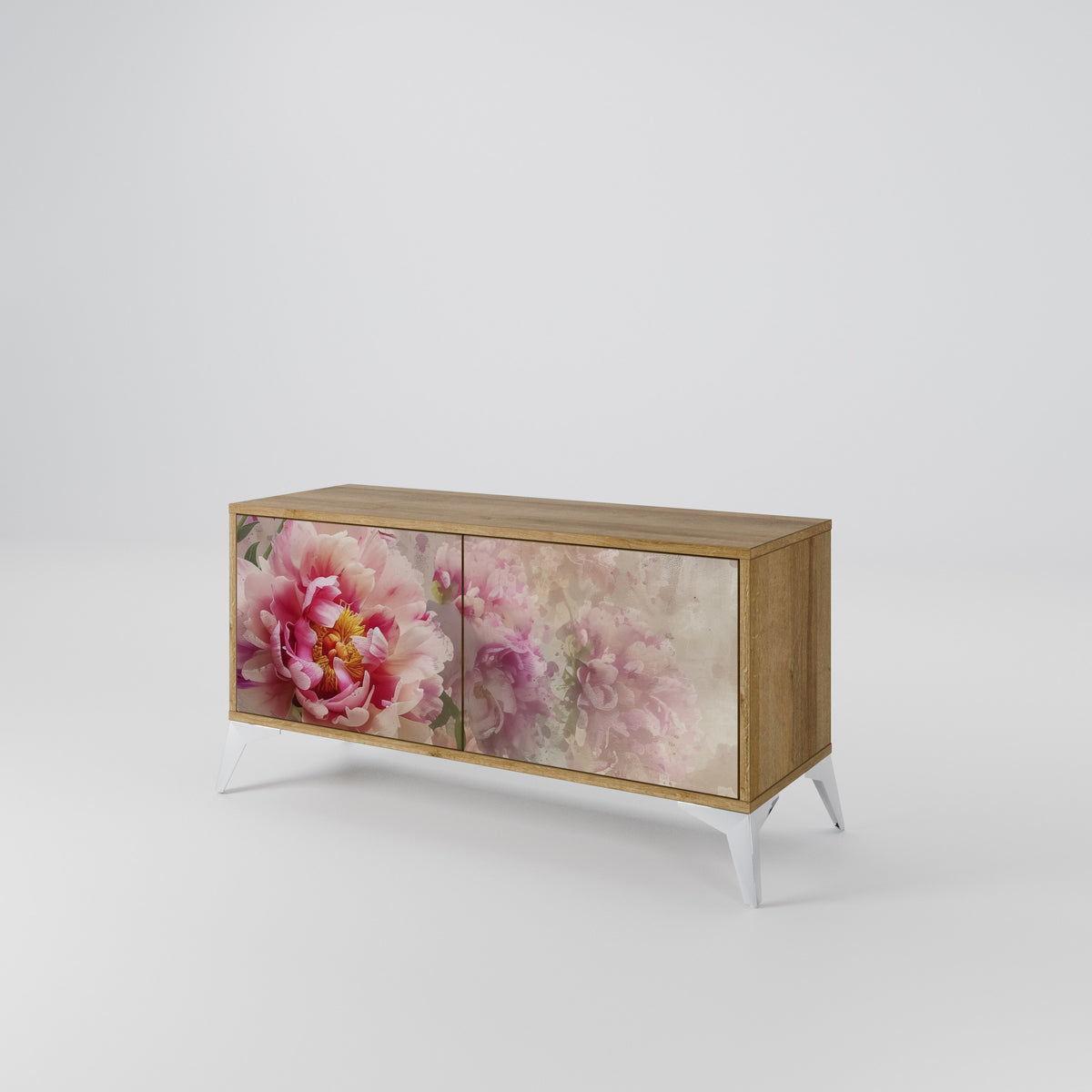 PEONY WHISPER Mueble de TV Compacto de 2 puertas