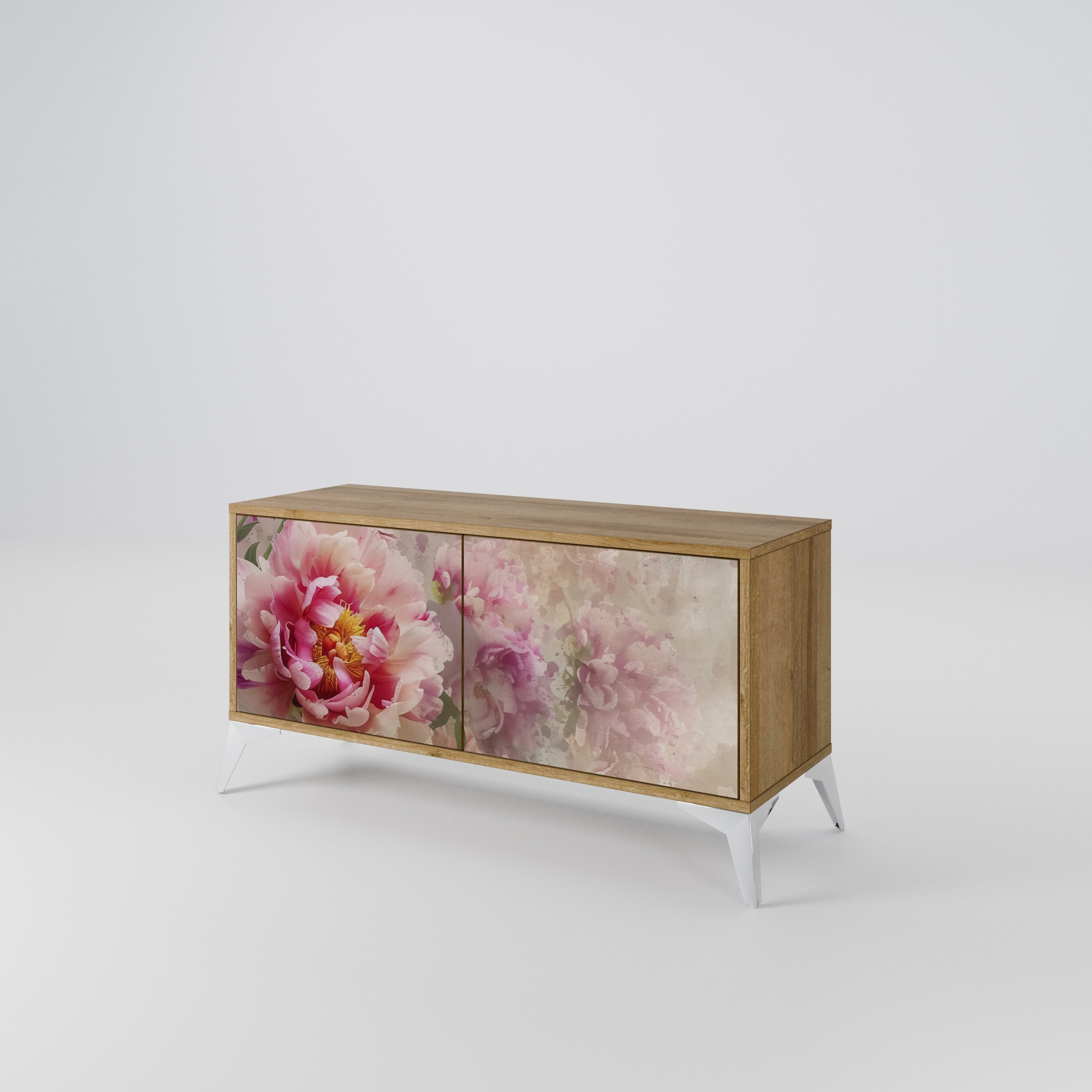 PEONY WHISPER Mueble de TV Compacto de 2 puertas