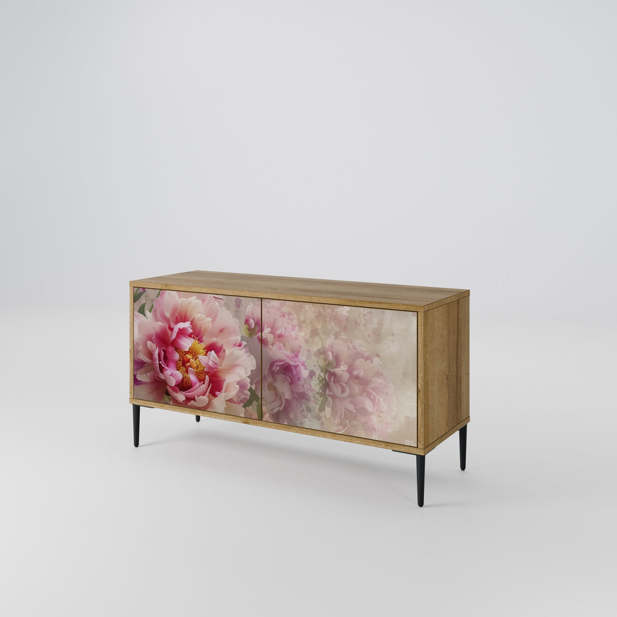 PEONY WHISPER Mueble de TV Compacto de 2 puertas