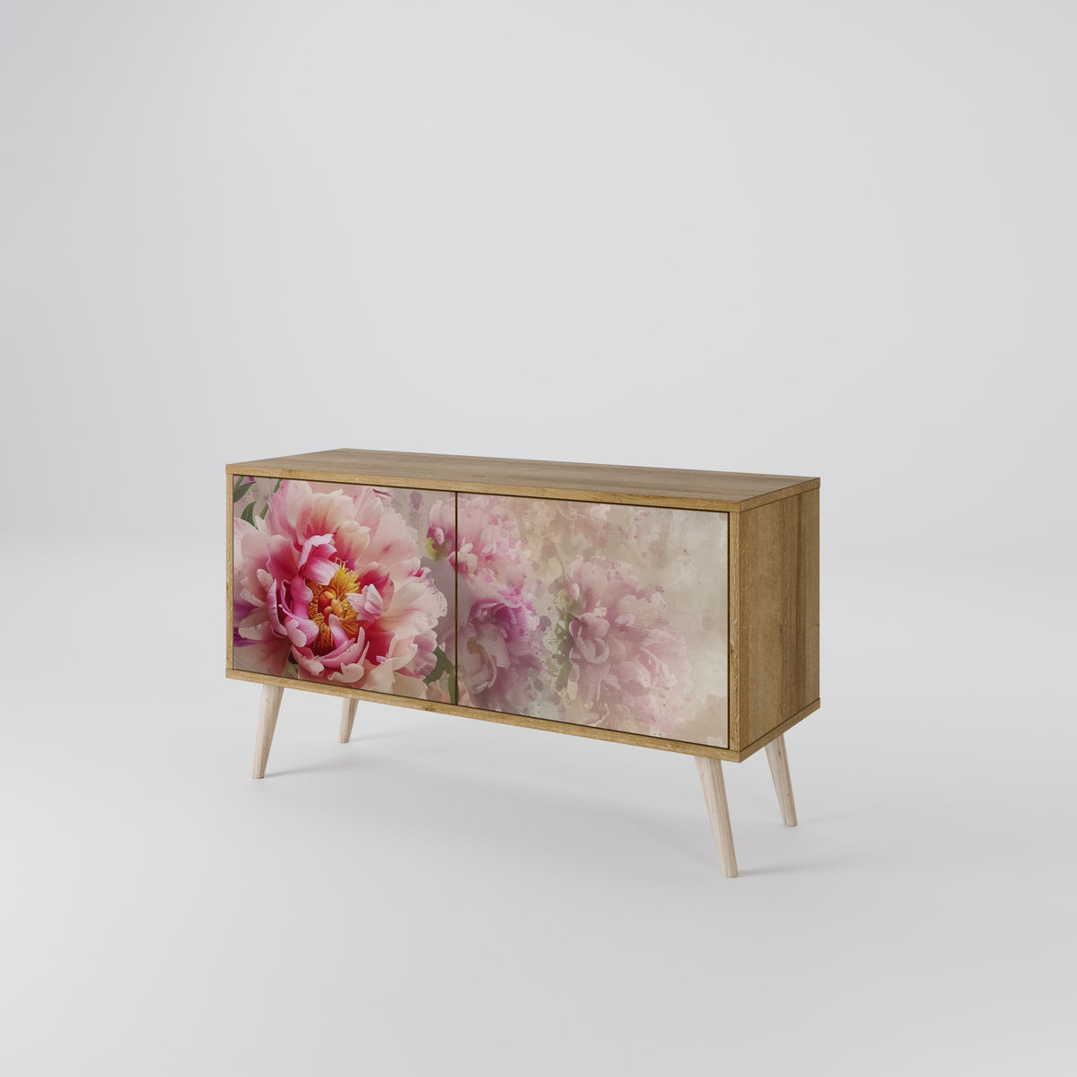 PEONY WHISPER Mueble de TV Compacto de 2 puertas