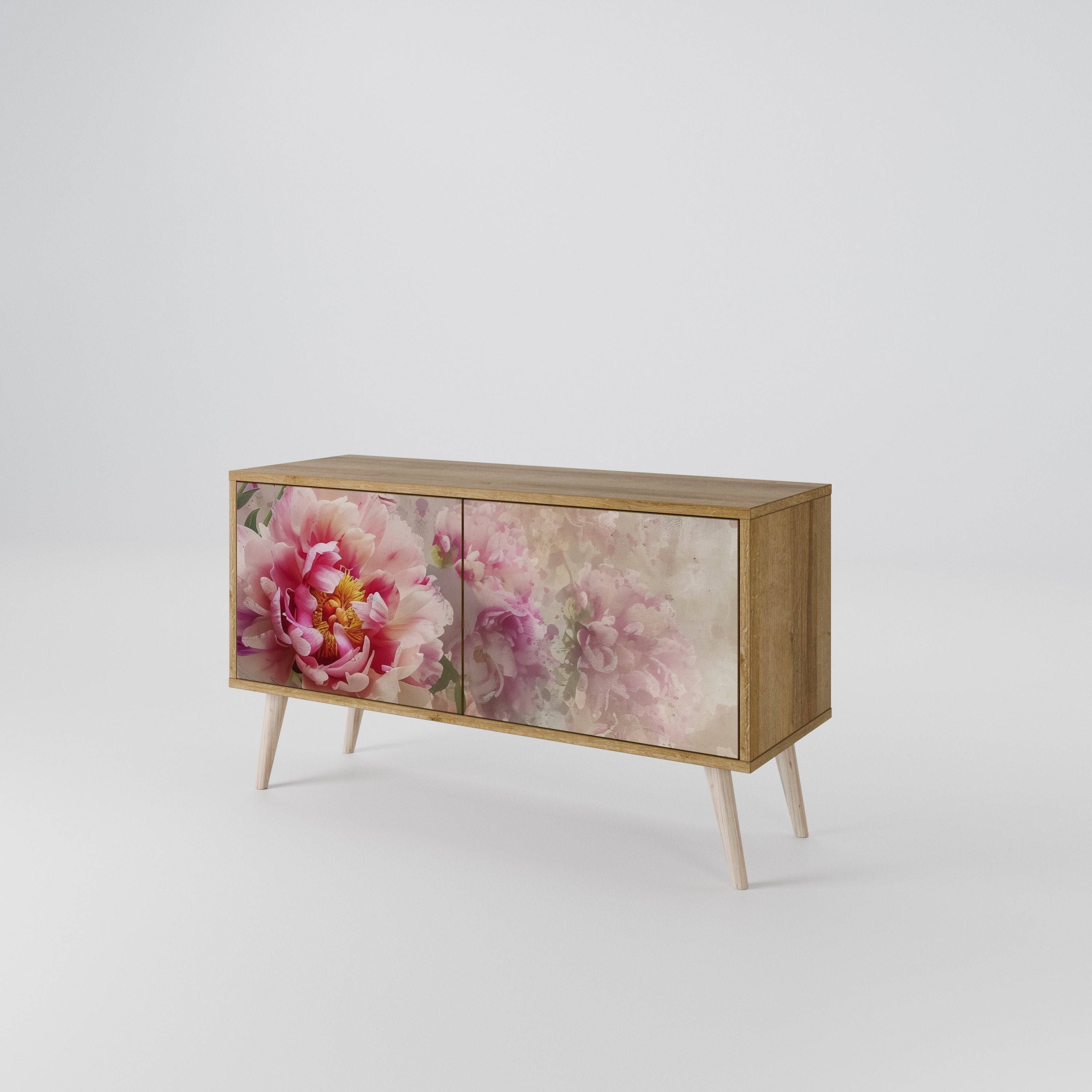 PEONY WHISPER Mueble de TV Compacto de 2 puertas