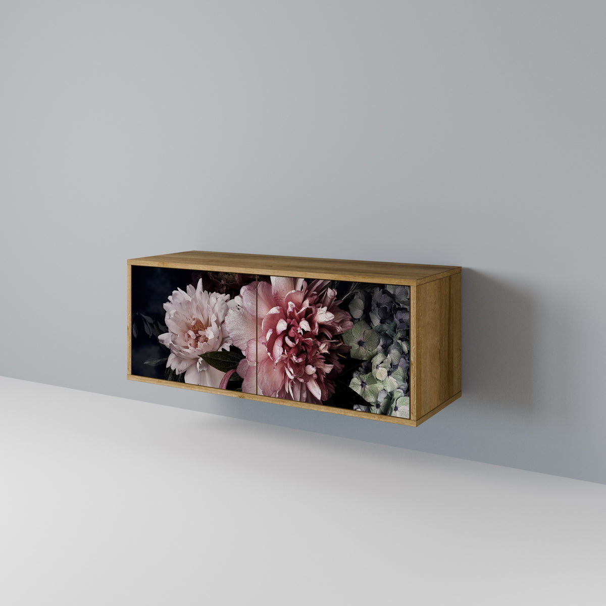 PURE BLOSSOM Mueble de TV Compacto de 2 puertas