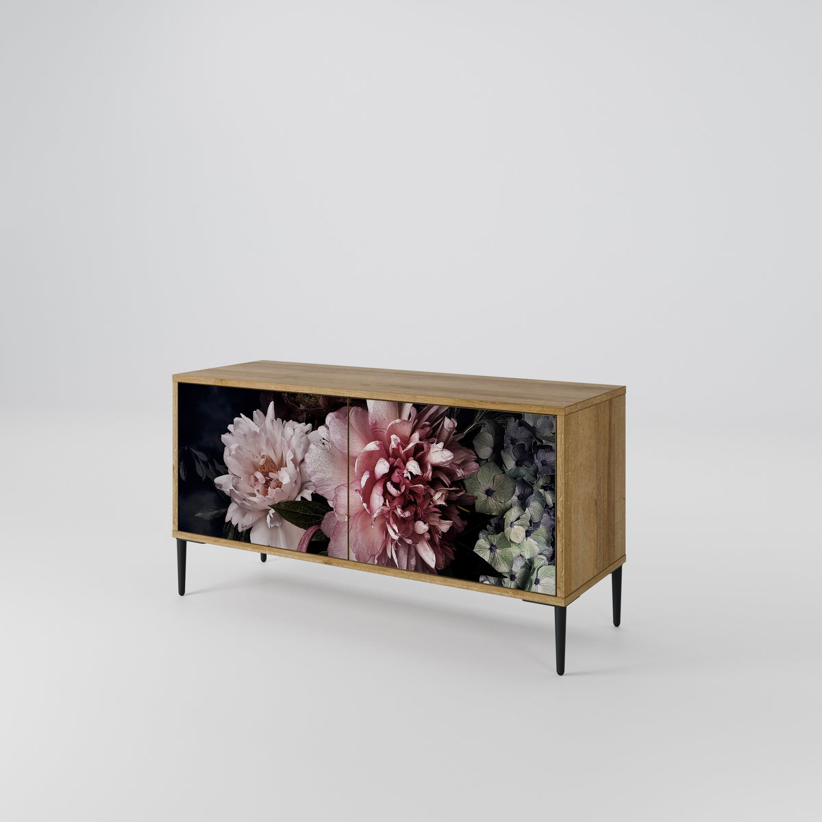 PURE BLOSSOM Mueble de TV Compacto de 2 puertas
