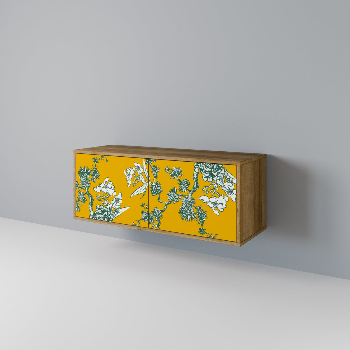 YELLOW CHINOISERIE Mueble de TV Compacto de 2 puertas