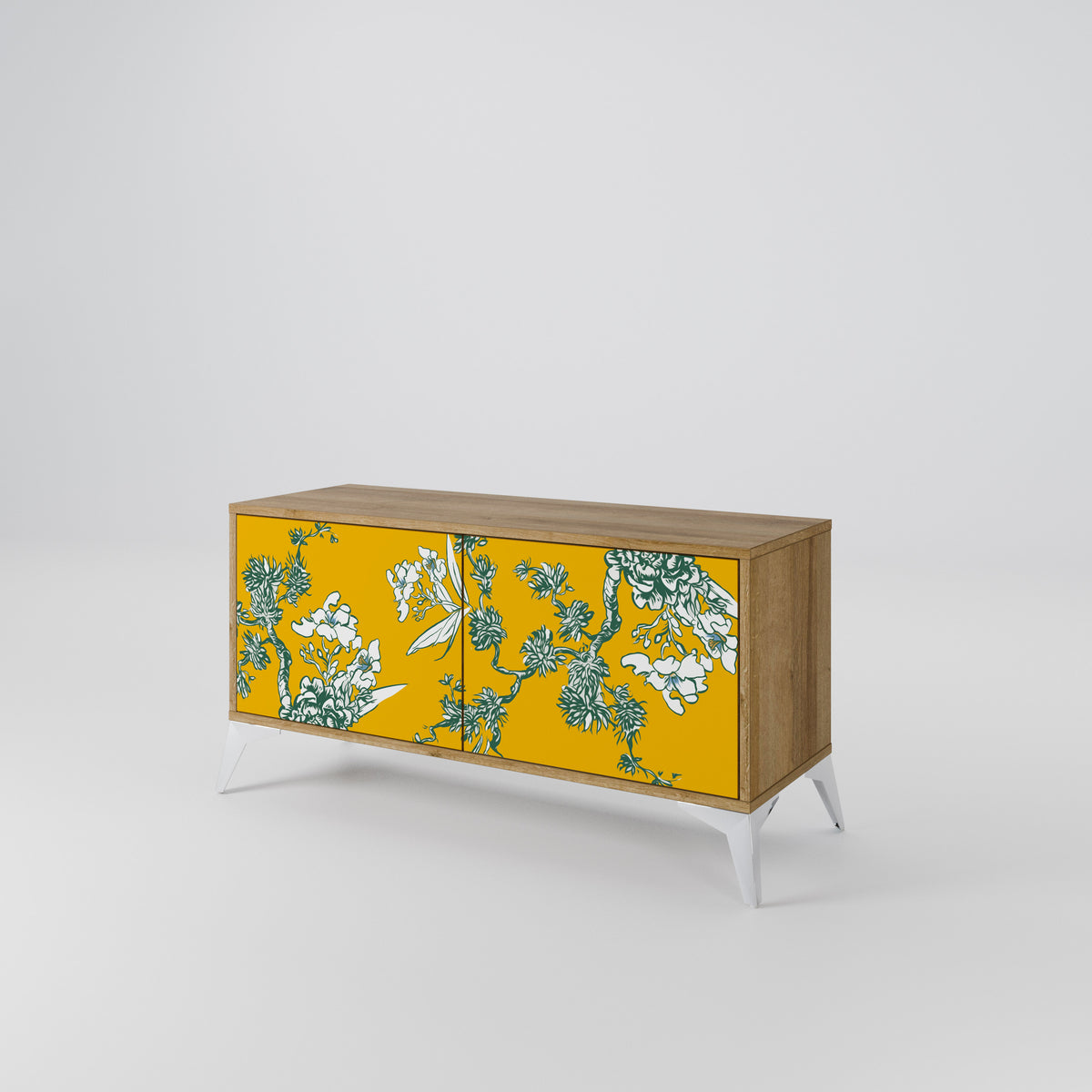 YELLOW CHINOISERIE Mueble de TV Compacto de 2 puertas