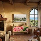 FRAGILE BEAUTY Mueble de TV Compacto de 2 puertas