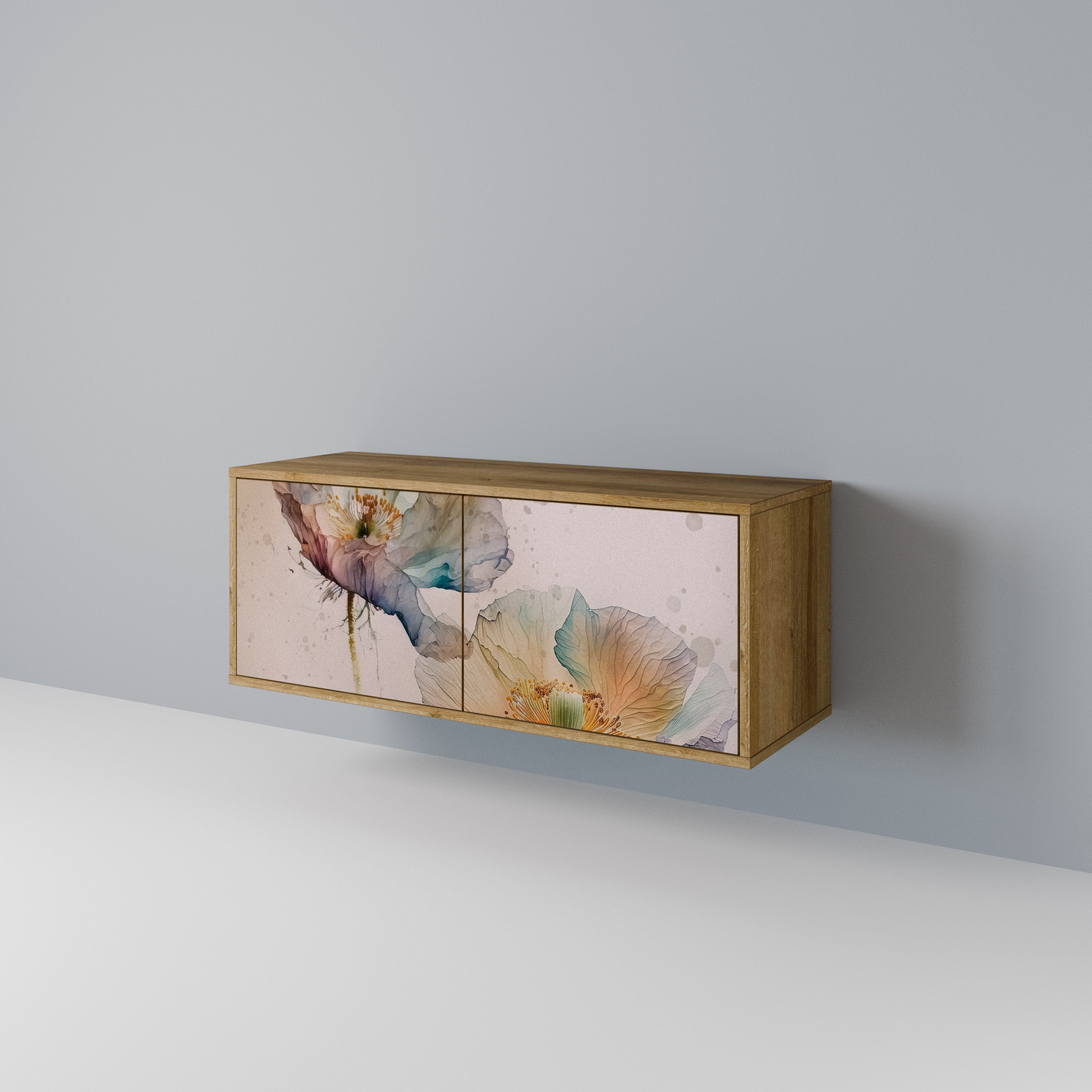 SOFTEN POPPY Mueble de TV Compacto de 2 puertas