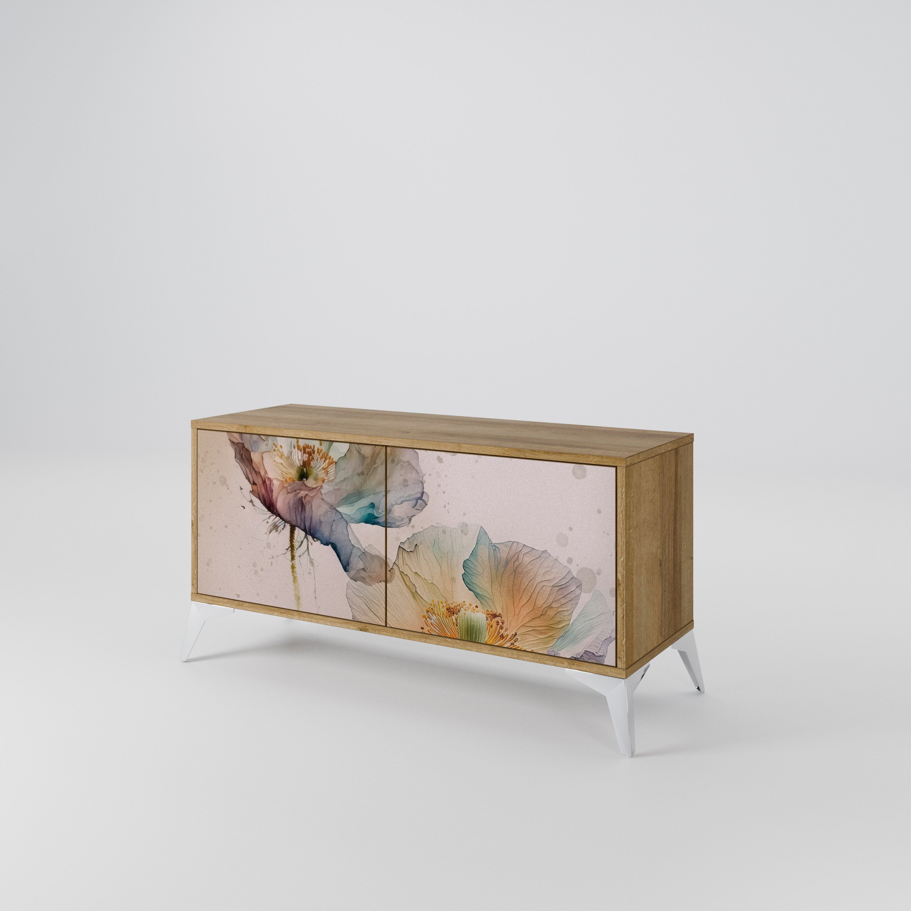 SOFTEN POPPY Mueble de TV Compacto de 2 puertas