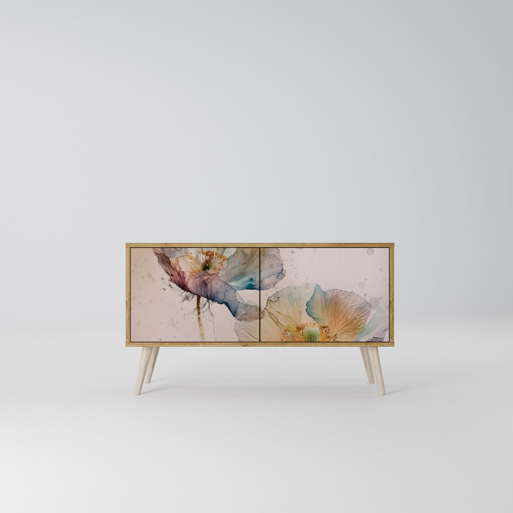 SOFTEN POPPY Mueble de TV Compacto de 2 puertas