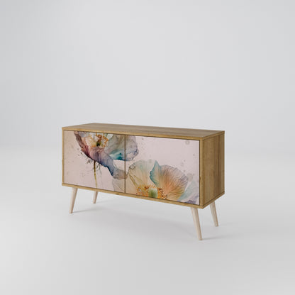 SOFTEN POPPY Mueble de TV Compacto de 2 puertas