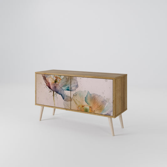 SOFTEN POPPY Mueble de TV Compacto de 2 puertas