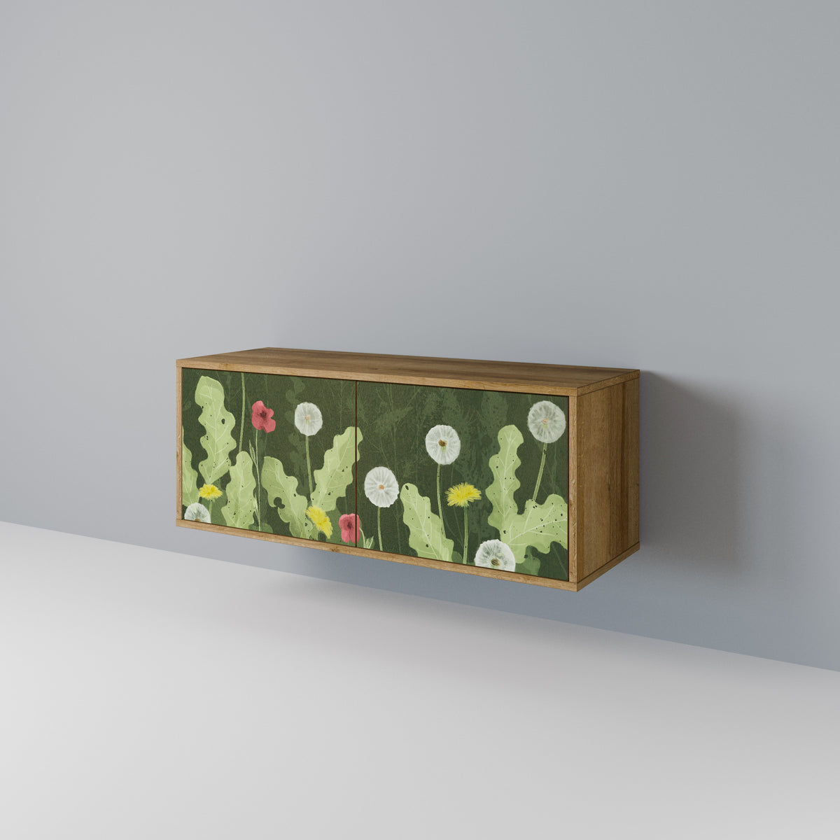 DANDELION AMUSE Mueble de TV Compacto de 2 puertas