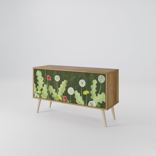 DANDELION AMUSE Mueble de TV Compacto de 2 puertas