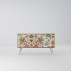 ORGANIC FOLKLORE Mueble de TV Compacto de 2 puertas