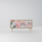 CHERRY BLOSSOM Mueble de TV Compacto de 2 puertas