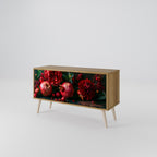 DAHLIAS AND POMEGRANATES Mueble de TV Compacto de 2 puertas