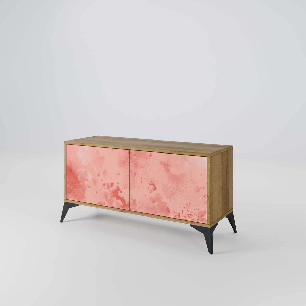 CRANE DANCE Mueble de TV Compacto de 2 puertas