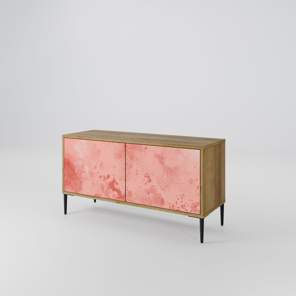 CRANE DANCE Mueble de TV Compacto de 2 puertas