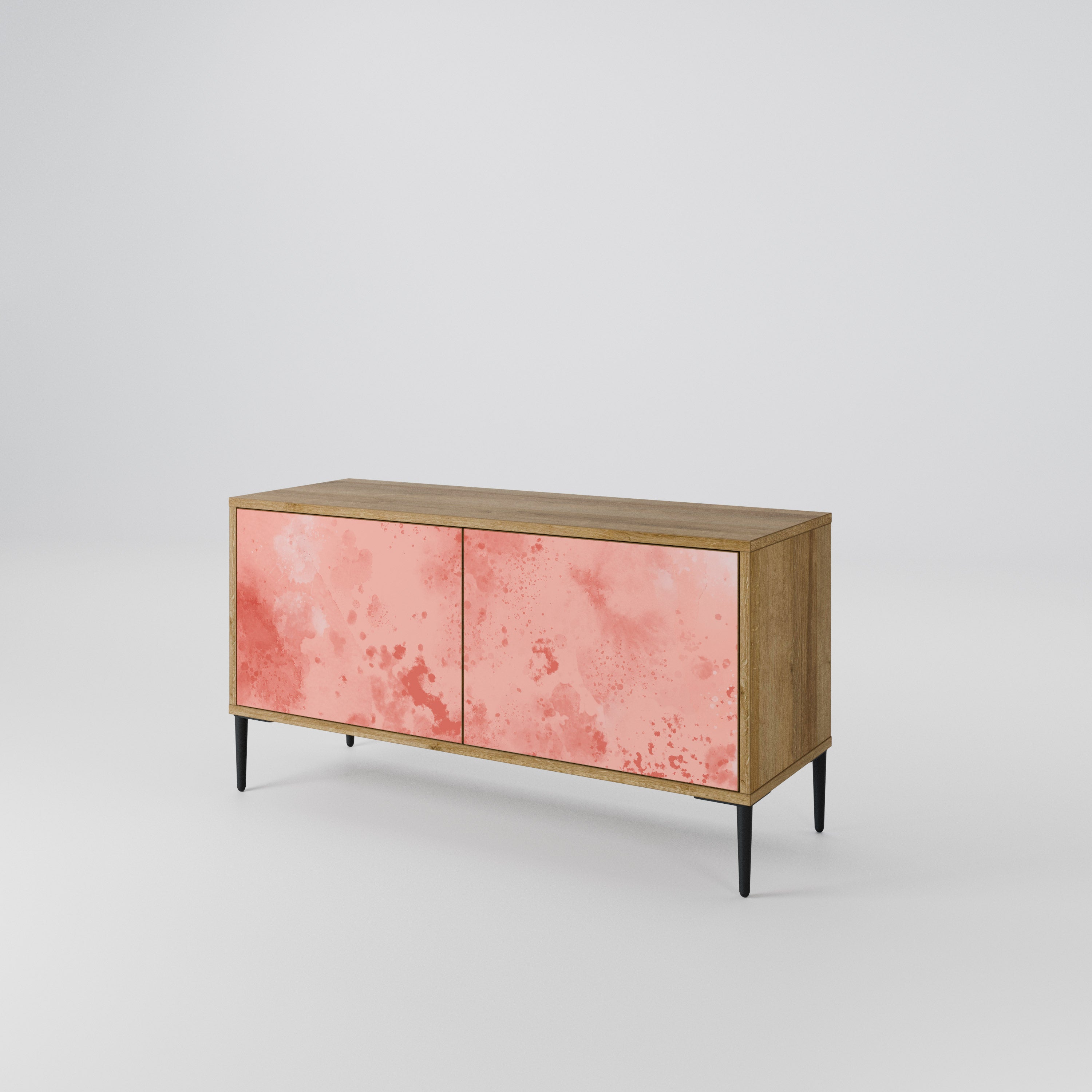 CRANE DANCE Mueble de TV Compacto de 2 puertas