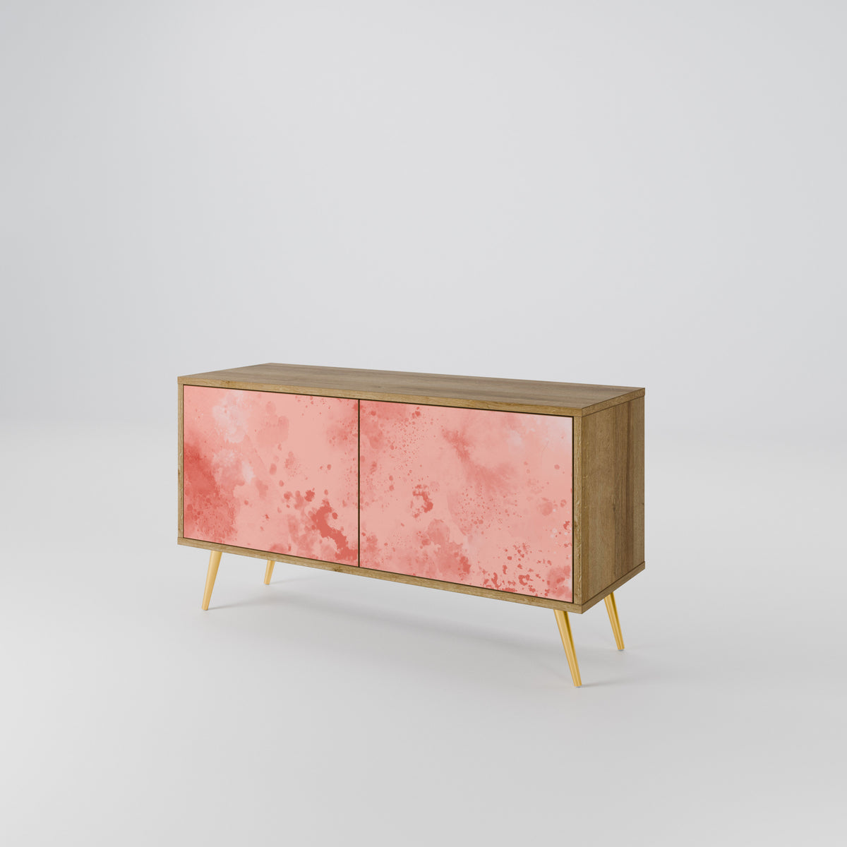 CRANE DANCE Mueble de TV Compacto de 2 puertas