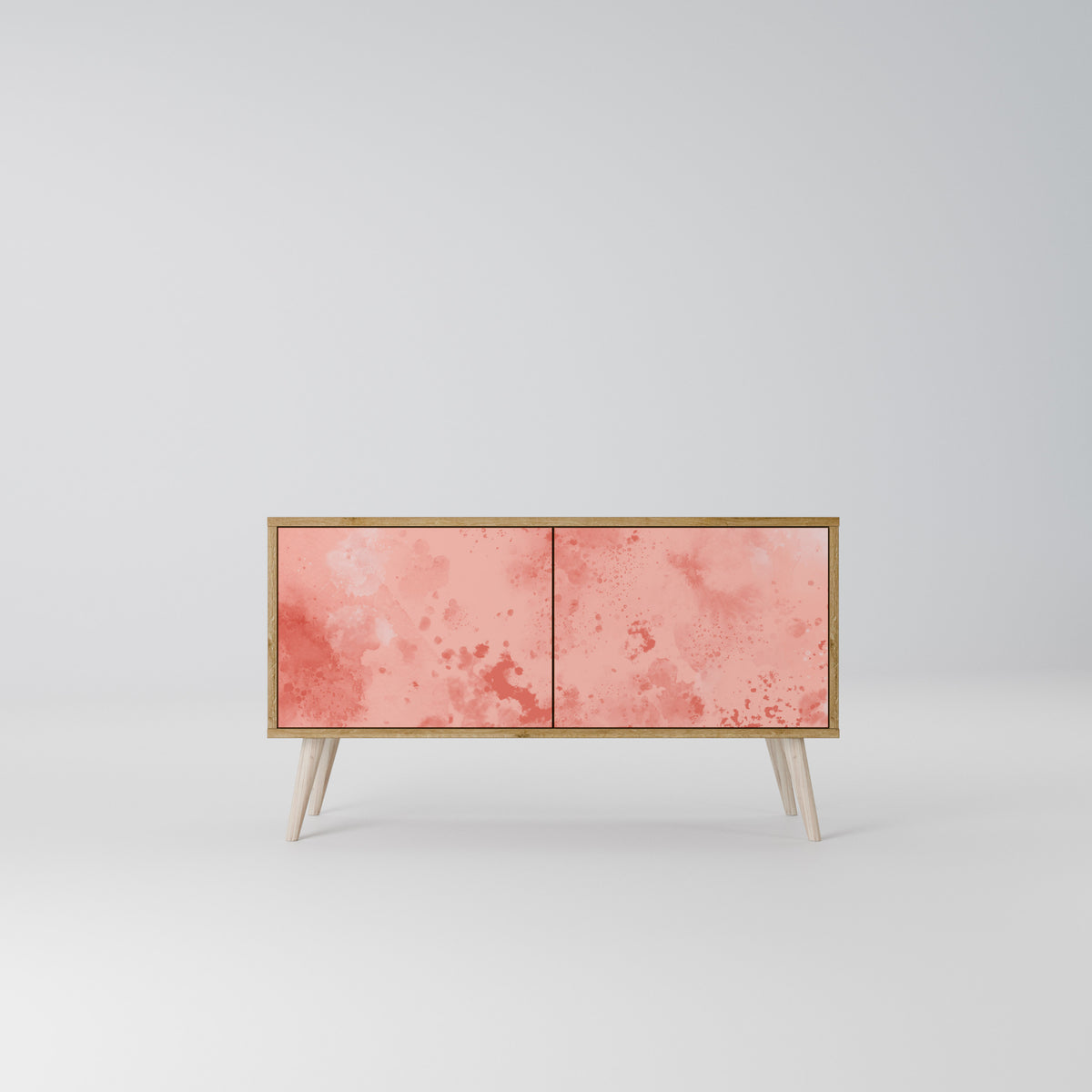 CRANE DANCE Mueble de TV Compacto de 2 puertas