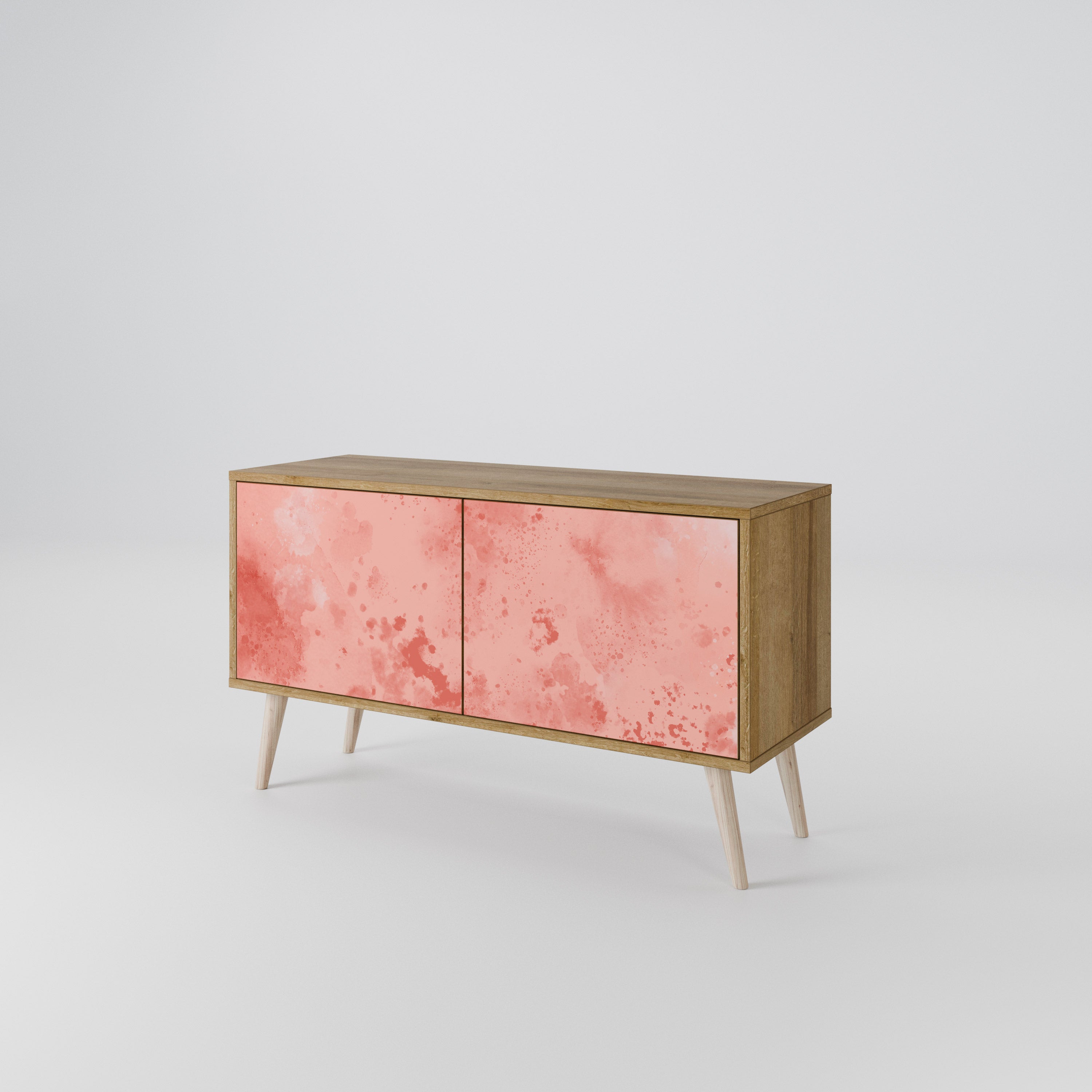 CRANE DANCE Mueble de TV Compacto de 2 puertas