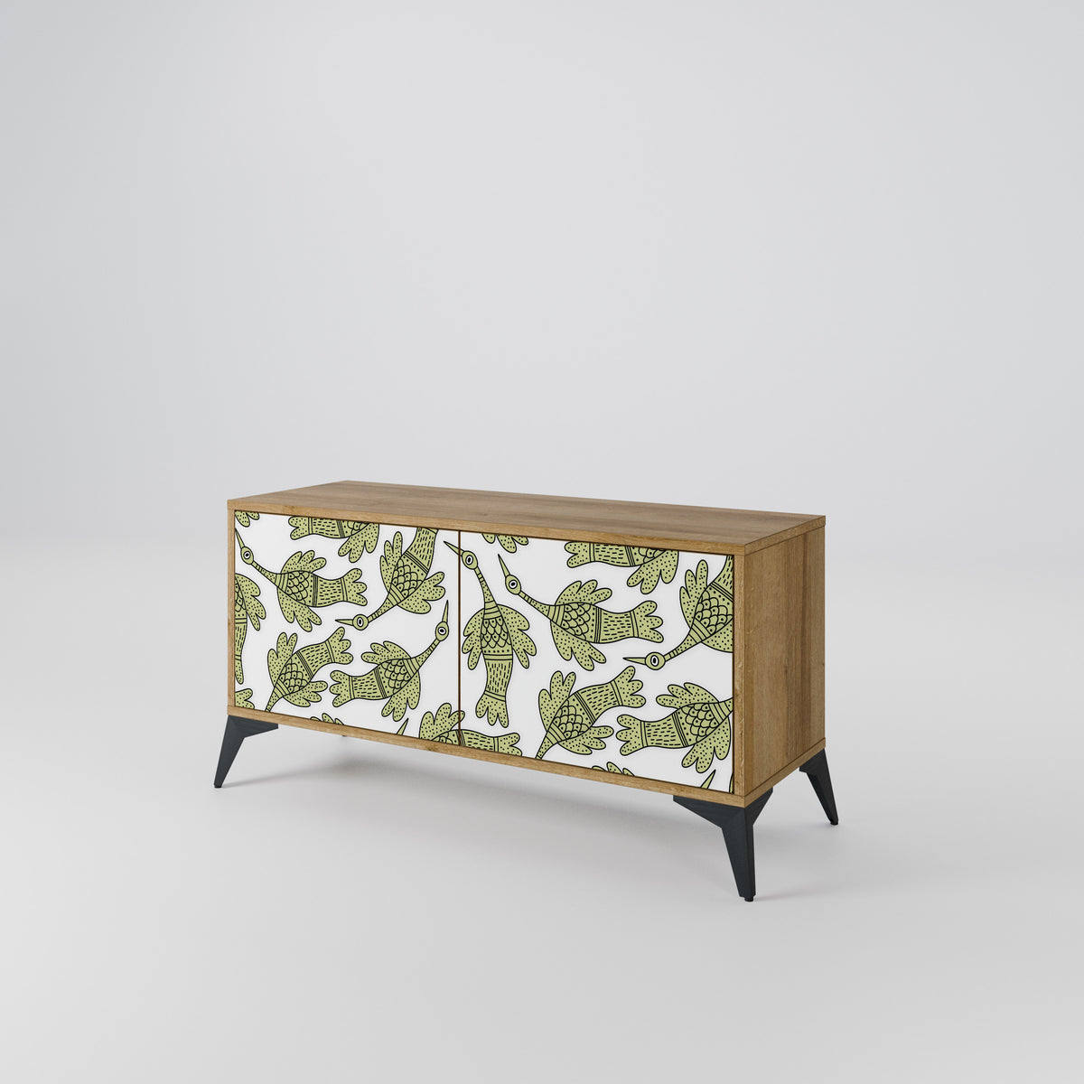 SEEDLING SONGBIRD Mueble de TV Compacto de 2 puertas