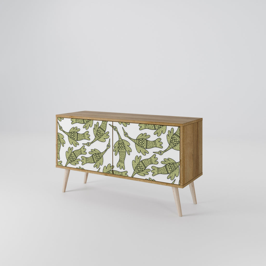 SEEDLING SONGBIRD Mueble de TV Compacto de 2 puertas