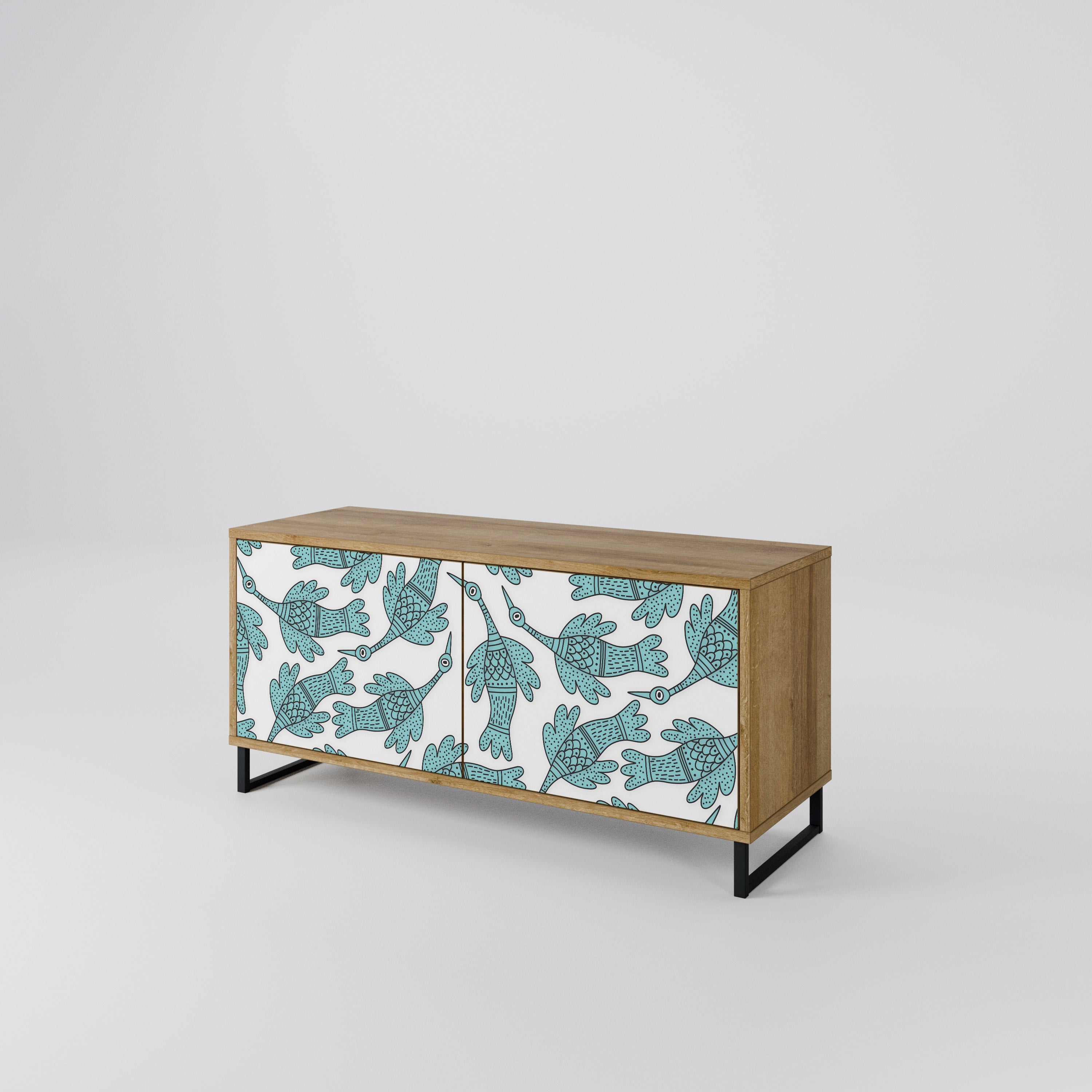 WATERSPOUT SONGIBIRD Mueble de TV Compacto de 2 puertas