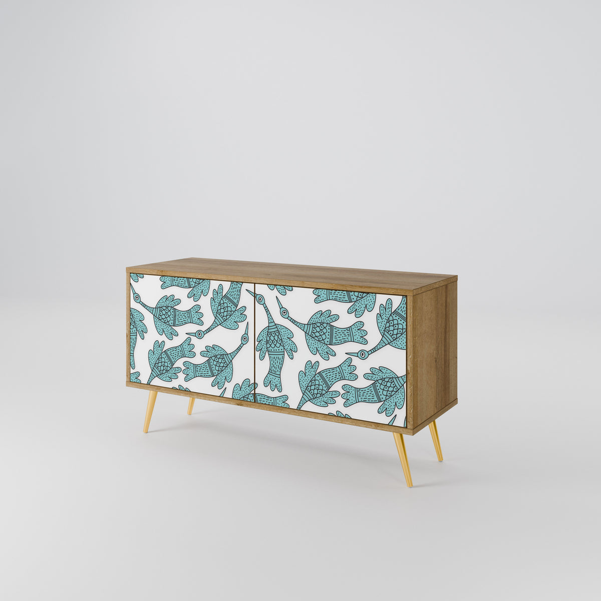 WATERSPOUT SONGIBIRD Mueble de TV Compacto de 2 puertas