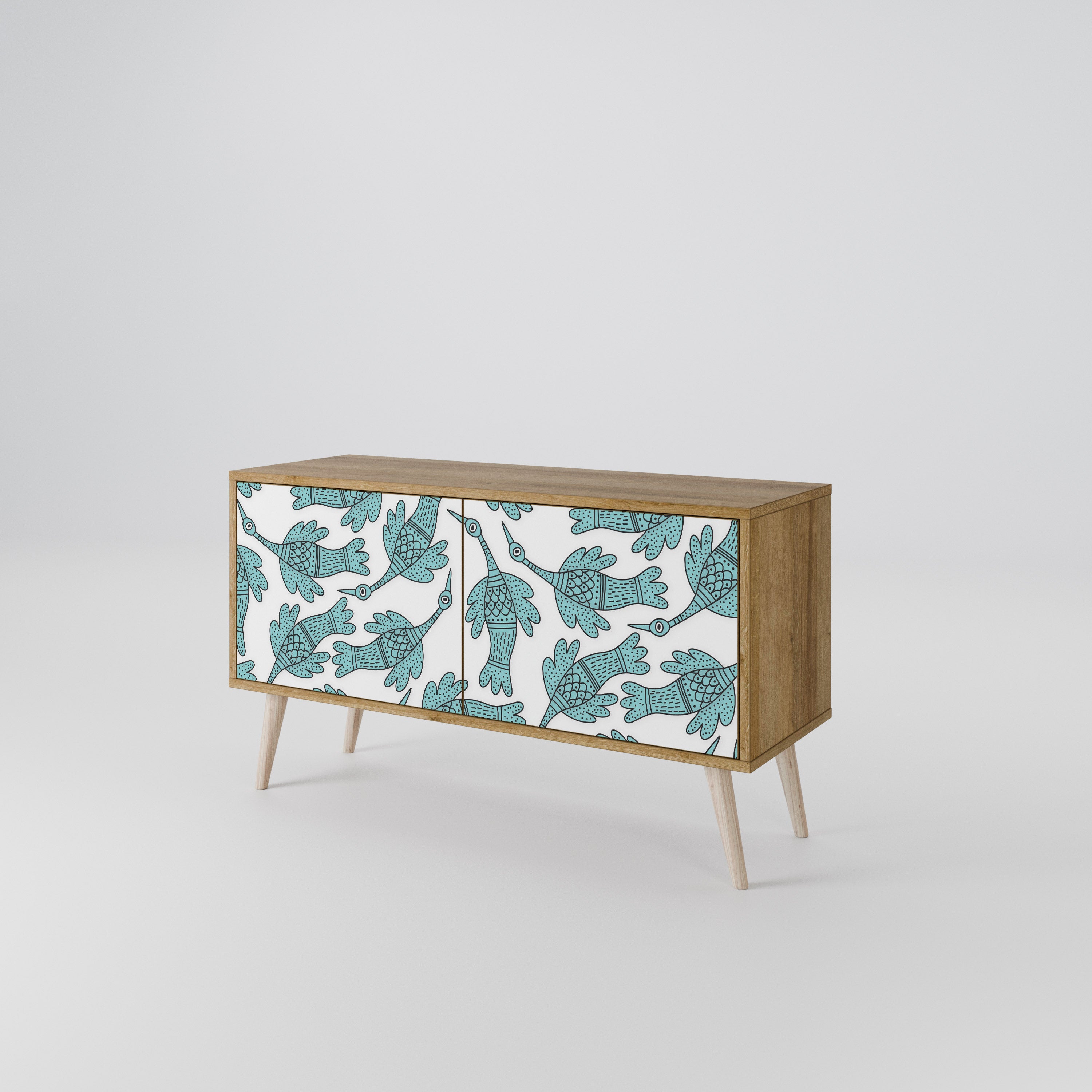 WATERSPOUT SONGIBIRD Mueble de TV Compacto de 2 puertas