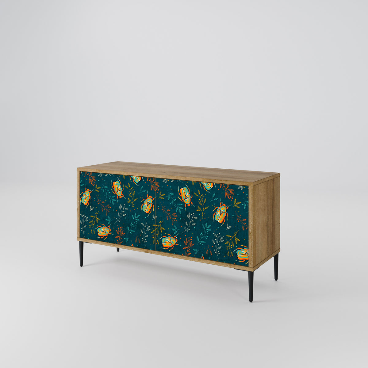 AUTUMN INSECTS Mueble de TV Compacto de 2 puertas