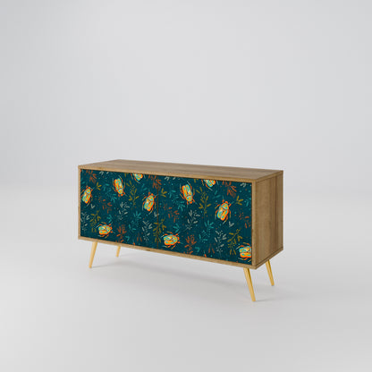 AUTUMN INSECTS Mueble de TV Compacto de 2 puertas