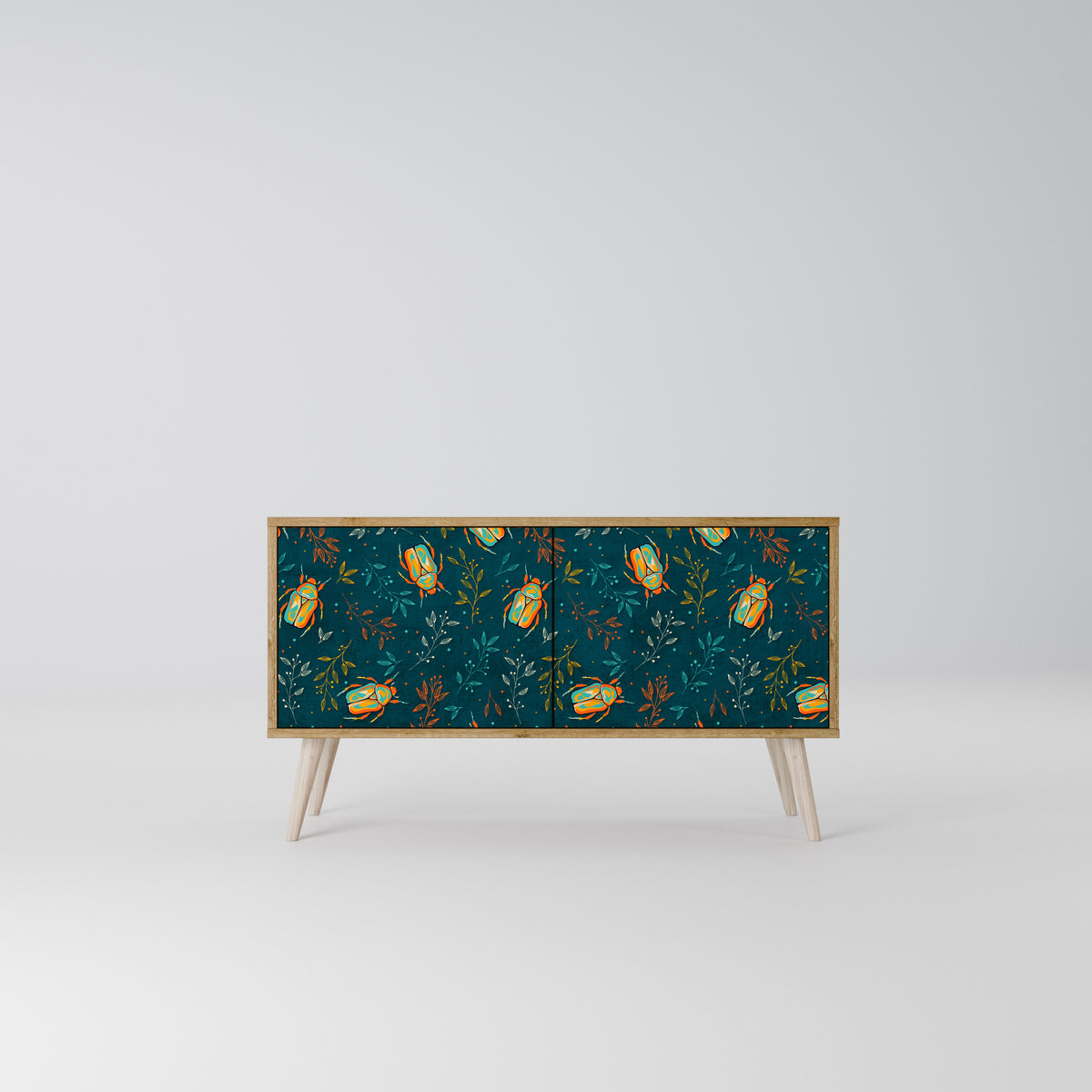 AUTUMN INSECTS Mueble de TV Compacto de 2 puertas